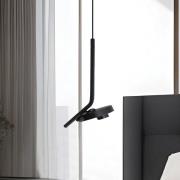 LED hanglamp Factory, zwart, Ø 15 cm, metaal