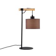 Tafellamp Rika, hoogte 46 cm, grijs/zwart, stof/metaal