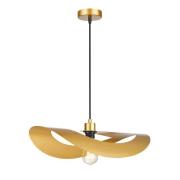 Hanglamp Mas, goudkleurig, Ø 50 cm, metaal