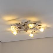 Plafondlamp Vanda 5-lamps, ivoor