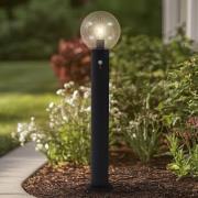 Lindby tuinpadverlichting Dangan, helder, 90 cm, glas, sensor