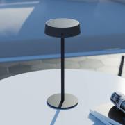 Calex LED tafellamp op zonne-energie met accu Parma, dimbaar, zwart