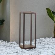 Lucande LED sokkellamp Thorvid, hoogte 50 cm, zwart