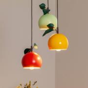 Hanglamp Apple mix, kleurrijk, metaal, Ø 42 cm, 3-lamps, E27