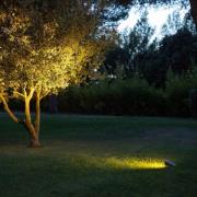LED-spot op zonne-energie OJE, grijs, dimbaar daglichtsensor timer