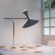 Nemo Wandlamp Marseille, grijs mat
