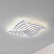 Lindby LED plafondlamp Rebeka, 47x47cm, CCT, afstandsbediening