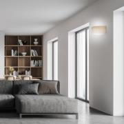 Wandlamp Cleo D1DR410, eikenhout, 41 cm lang, E27