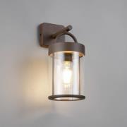 Buitenwandlamp Almeria, roest, aluminium, hoogte 29 cm, IP44