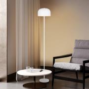 LED vloerlamp Jeff, wit, metaal, hoogte 147 cm