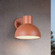 Buitenwandlamp Elbe, abrikoos, gegoten aluminium, E27