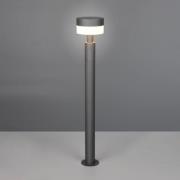 LED tuinpadverlichting Mackenzie, hoogte 95 cm, antraciet, aluminium g...