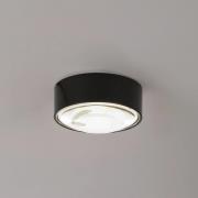 Lindby LED downlight Siaka, zwart, metaal, Ø 5 cm, IP65