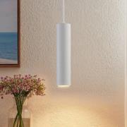 Prios hanglamp Neliyah, Ø 6 cm, wit, metaal, GU10