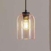 Hanglamp Molly, roze, Ø 14 cm, metaal/glas