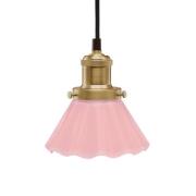 PR Home hanglamp August, Ø 15 cm, roze, stekker