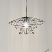 Hanglamp Tel 6504, zwart, ijzer, Ø 50 cm