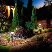 Tuinpadverlichting Lena, 60 cm, donkergrijs, metaal, E27, IP65