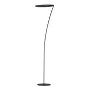 LED vloerlamp Sirko, zandzwart, hoogte 177 cm, metaal, CCT