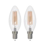 Arcchio LED lamp E14 kaars, set van 2, 3000 K