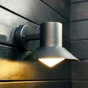 Dyberg Larsen buitenwandlamp Venice, zwart, Ø 20 cm