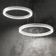 Ideal Lux LED hanglamp Oracle, Ø 60 cm, wit, 3.000 K