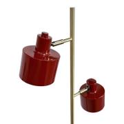 Dyberg Larsen vloerlamp Ocean, donkerrood, 160 cm, 2-lamps.