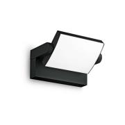 Ideal Lux LED buiten wandlamp Swipe, zwart, IP54, 3.000 K