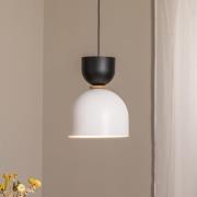 Hanglamp Clementine, wit/zwart, 1-lamp, E27