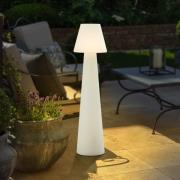 Lucande terraslamp Gauri, wit, hoogte 107 cm, IP65