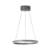 LED hanglamp Silvio, Ø 50 cm, zandgrijs, metaal, CCT,