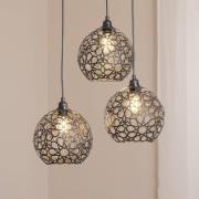 Hanglamp Fellini MR-787 3-lamps rondel zwart