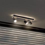 LEDVANCE LED plafondspot Mars, 4-lamps, 3 spots, zwart