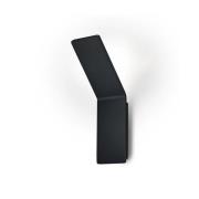 Ava LED wandlamp, zwart, aluminium, 1-lamp