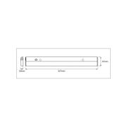 OSRAM LED-sensor-onderbouwlamp LINEAR FLAT, 4.000 K zilver