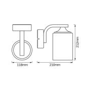 OSRAM buitenwandlamp ENDURA CLASSIC LANTERN CYLINDER, wit