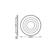 OSRAM LED plafondlamp ORBIS SPIRAL LOOP 51 cm wit Sidelight