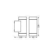 OSRAM buitenwandlamp ENDURA CLASSIC ITYS, donkergrijs IP65