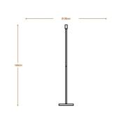 OSRAM vloerlamp DECOR STICK, donkergrijs, hoogte 146 cm 1 x E27