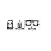 OSRAM LED werklamp VALUE FLEX, zwart, IP65, 2 x 30 W