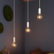 OSRAM hanglamp VINTAGE 1906 ROUND, wit, metaal, Ø 10 cm