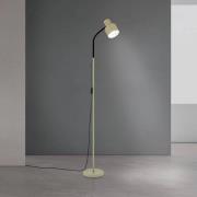 Vloerlamp Gili, staal, lichtgroen, hoogte 150 cm, E27