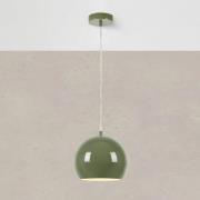 Hanglamp Pop, Ø 20 cm, groen, metaal