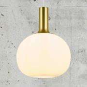 Hanglamp Alton met glazen kap wit Ø 25cm