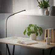 LED vloerlamp Mura, zwart, hoogte 170 cm, metalen touchdimmer