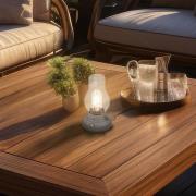 LED tafellamp op accu Brilo unplugged Kanea, antraciet, 18 cm