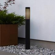 Tuinpadverlichting Pistoia, zwart, hoogte 95 cm, metaal, IP54