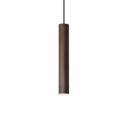 Ideal Lux hanglamp Look, donkerbruin, Ø 6 cm, metaal