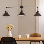 Hanglamp Craft III in zwart, 3-lamps