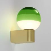 MARSET LED wandlamp Dipping Light A1, groen/goud